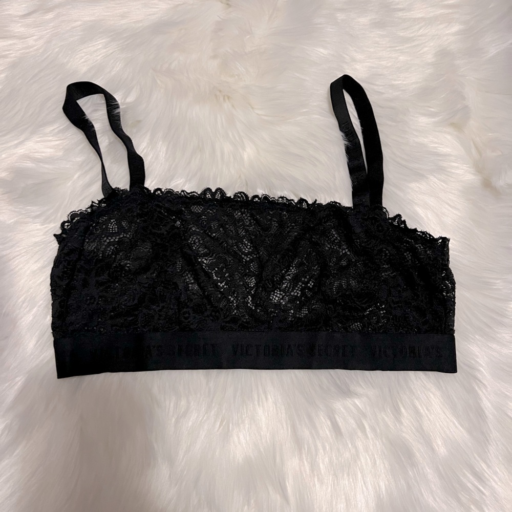 VS black lace bralette